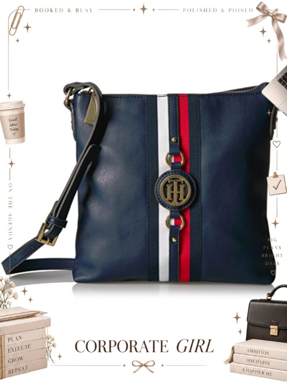 Womens Adjustable Strap Crossbody Bag Lightweight Purse